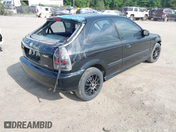 ✅ 1998 Honda Civic CX • VIN: 2HGEJ6321WH112881 • Lot: 39855441. Wystawiony na IAAI z przebiegiem 197 139 mil. Bezpłatny archiwum sprzedaży aukcyjnych z USA i szczegółowy raport historii pojazdu na DreamBid. Zdjęcie 4.