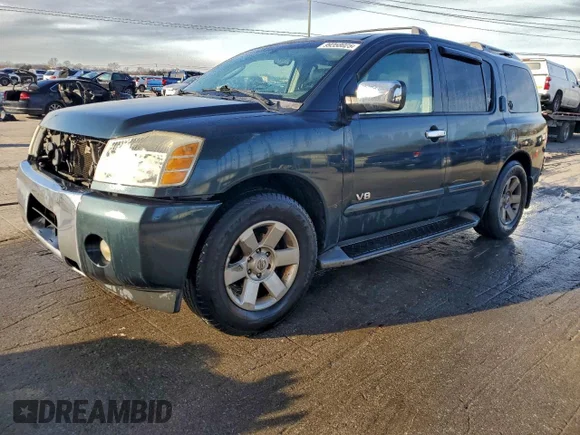 ✅ 2005 Nissan Armada SE • VIN: 5N1AA08A95N738173 • Lot: 99358025. Wystawiony na Copart z przebiegiem 205 431 mil. Bezpłatny archiwum sprzedaży aukcyjnych z USA i szczegółowy raport historii pojazdu na DreamBid. Zdjęcie 1.