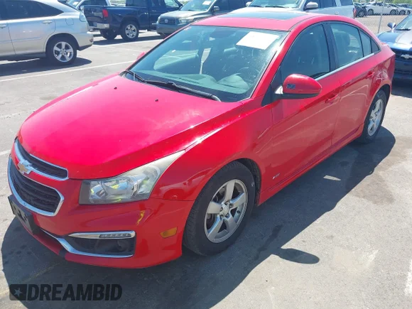 ✅ 2015 Chevrolet Cruze LT • VIN: 1G1PC5SB6F7269887 • Lot: 44773195. Listed on IAAI with 146,430 mi. Free auction sales archive from the USA and detailed vehicle history report at DreamBid. Image 2.