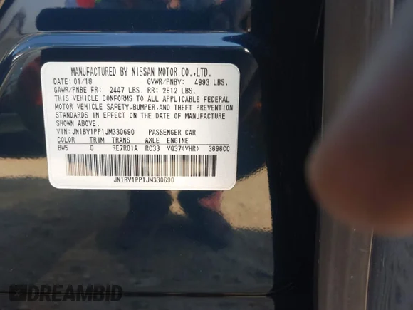 ✅ 2018 Infiniti Q70 Luxe • VIN: JN1BY1PP1JM330690 • Lot: 43357554. Listed on IAAI with 78,704 mi. Free auction sales archive from the USA and detailed vehicle history report at DreamBid. Image 9.