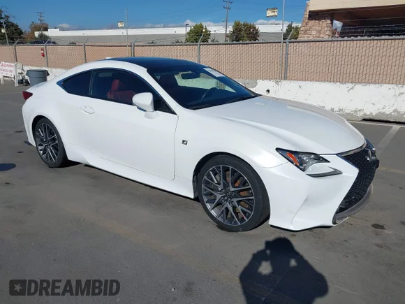 ✅ 2015 Lexus RC 350 F Sport • VIN: JTHHE5BC9F5009749 • Lot: 43634944. Wystawiony na IAAI z przebiegiem 67 834 mil. Bezpłatny archiwum sprzedaży aukcyjnych z USA i szczegółowy raport historii pojazdu na DreamBid. Zdjęcie 1.