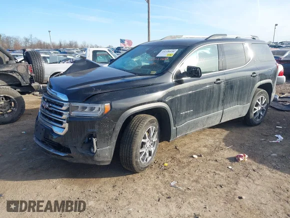 ✅ 2023 GMC Acadia SLT • VIN: 1GKKNUL42PZ127066 • Lot: 44220648. Wystawiony na IAAI z przebiegiem 78 788 mil. Bezpłatny archiwum sprzedaży aukcyjnych z USA i szczegółowy raport historii pojazdu na DreamBid. Zdjęcie 2.