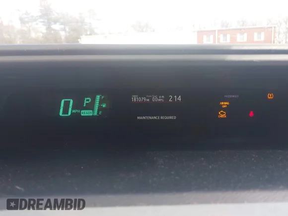✅ 2012 Toyota Prius Three • VIN: JTDKDTB36C1017390 • Lot: 44705297. Wystawiony na IAAI z przebiegiem 181 079 mil. Bezpłatny archiwum sprzedaży aukcyjnych z USA i szczegółowy raport historii pojazdu na DreamBid. Zdjęcie 7.