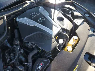 ✅ 2017 Infiniti Q60 Red Sport 400 • VIN: JN1FV7ELXHM700168 • Lot: 95886615. Listed on Copart with 75,878 mi. Free auction sales archive from the USA and detailed vehicle history report at DreamBid. Image 13.