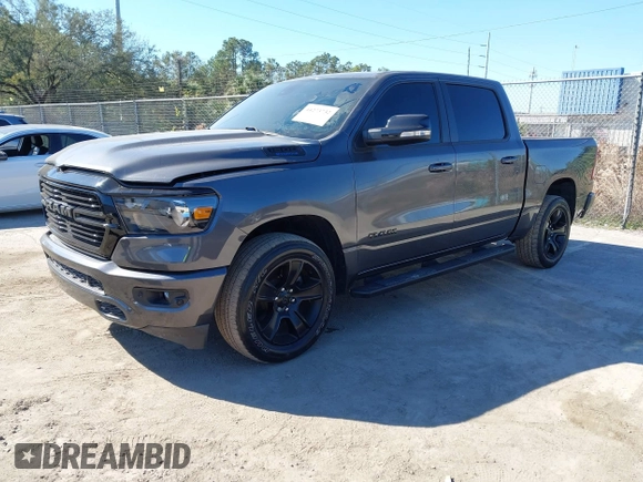 ✅ 2021 Ram 1500 Lone Star • VIN: 1C6RREFT9MN750170 • Lot: 44273732. Wystawiony na IAAI z przebiegiem 47 104 mil. Bezpłatny archiwum sprzedaży aukcyjnych z USA i szczegółowy raport historii pojazdu na DreamBid. Zdjęcie 2.