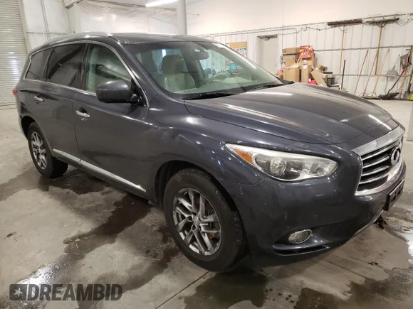 ✅ 2013 Infiniti JX35 • VIN: 5N1AL0MM5DC302683 • Лот: 81619154. Опубликован ранее на Copart с пробегом 157 112 миль. Бесплатный доступ к архиву аукционных продаж из США и подробный отчёт об истории автомобиля на DreamBid. Изображение 4.