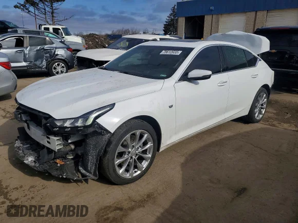✅ 2023 Cadillac CT5 Premium Luxury • VIN: 1G6DS5RK6P0103224 • Lot: 78612035. Listed on Copart with 61,745 mi. Free auction sales archive from the USA and detailed vehicle history report at DreamBid. Image 1.