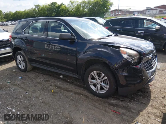 ✅ 2017 Chevrolet Equinox LS • VIN: 2GNALBEK7H1609837 • Лот: 45235484. Опубліковано раніше на IAAI з пробігом 127 734 миль. Безкоштовний доступ до архіву аукціонних продажів зі США та докладний звіт про історію автомобіля на DreamBid. Зображення 1.