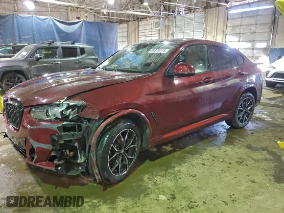 ✅ 2025 BMW X4 xDrive30i • VIN: 5UX33DT05S9Y29859 • Lot: 94376115. Listed on Copart with 18,744 mi. Free auction sales archive from the USA and detailed vehicle history report at DreamBid. Image 1.