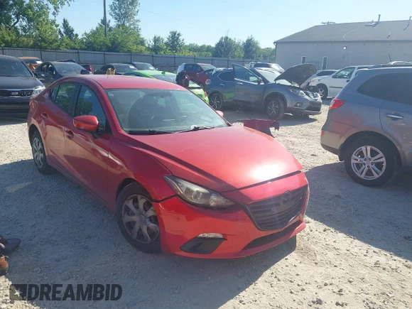 ✅ 2015 Mazda 3 i Sport • VIN: 3MZBM1U74FM129811 • Lot: 45278114. Wystawiony na IAAI z przebiegiem 130 552 mil. Bezpłatny archiwum sprzedaży aukcyjnych z USA i szczegółowy raport historii pojazdu na DreamBid. Zdjęcie 1.