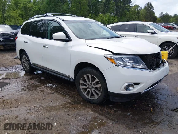 ✅ 2013 Nissan Pathfinder SV • VIN: 5N1AR2MN5DC656349 • Лот: 44762033. Опубліковано раніше на IAAI з пробігом 116 685 миль. Безкоштовний доступ до архіву аукціонних продажів зі США та докладний звіт про історію автомобіля на DreamBid. Зображення 1.