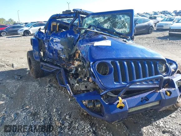 ✅ 2020 Jeep Wrangler Unlimited Sport S • VIN: 1C4HJXDG1LW250249 • Lot: 43527783. Wystawiony na IAAI z przebiegiem Nie podano. Bezpłatny archiwum sprzedaży aukcyjnych z USA i szczegółowy raport historii pojazdu na DreamBid. Zdjęcie 1.