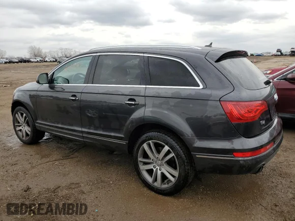 ✅ 2013 Audi Q7 Premium Plus • VIN: WA1LGAFE1DD000311 • Lot: 46575323. Wystawiony na Copart z przebiegiem 110 270 mil. Bezpłatny archiwum sprzedaży aukcyjnych z USA i szczegółowy raport historii pojazdu na DreamBid. Zdjęcie 2.