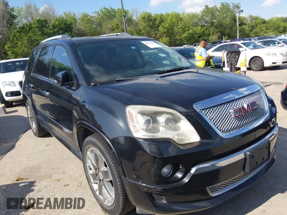 ✅ 2011 GMC Acadia Denali • VIN: 1GKKRTED1BJ286096 • Лот: 44787266. Опубліковано раніше на IAAI з пробігом 187 560 миль. Безкоштовний доступ до архіву аукціонних продажів зі США та докладний звіт про історію автомобіля на DreamBid. Зображення 1.