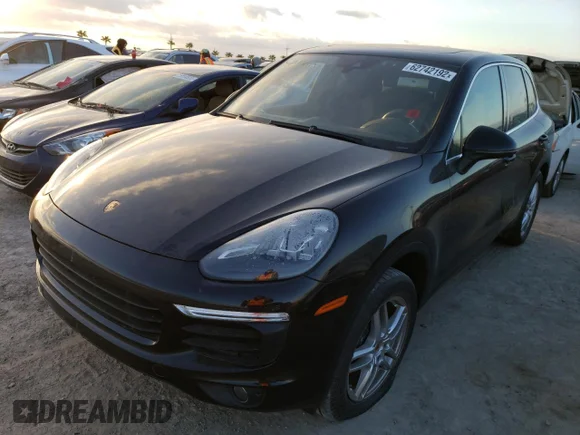 ✅ 2016 Porsche Cayenne • VIN: WP1AA2A22GLA06354 • Lot: 62742192. Listed on Copart with Not provided. Free auction sales archive from the USA and detailed vehicle history report at DreamBid. Image 2.