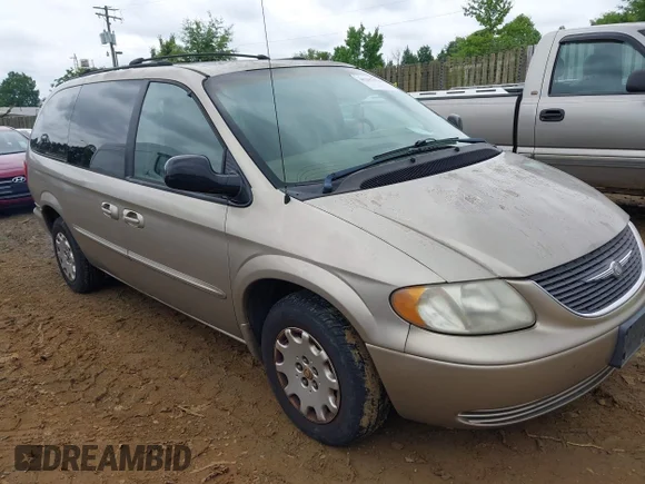 ✅ 2002 Chrysler Town & Country LX • VIN: 2C4GP44332R746733 • Lot: 45207276. Listed on IAAI with 231,633 mi. Free auction sales archive from the USA and detailed vehicle history report at DreamBid. Image 1.