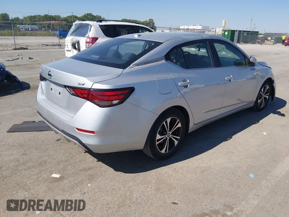 ✅ 2022 Nissan Sentra SV • VIN: 3N1AB8CV0NY258166 • Lot: 45042260. Wystawiony na IAAI z przebiegiem 50 106 mil. Bezpłatny archiwum sprzedaży aukcyjnych z USA i szczegółowy raport historii pojazdu na DreamBid. Zdjęcie 4.