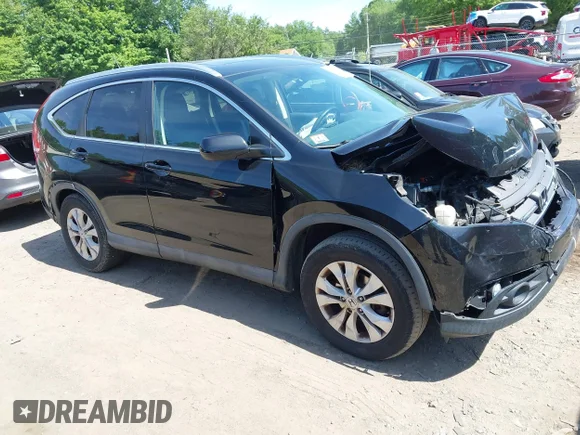 ✅ 2014 Honda CR-V EX-L • VIN: 2HKRM4H73EH653999 • Lot: 45322930. Listed on IAAI with 172,716 mi. Free auction sales archive from the USA and detailed vehicle history report at DreamBid. Image 1.