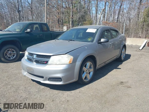 ✅ 2013 Dodge Avenger SE • VIN: 1C3CDZAB7DN614319 • Лот: 41777655. Опубліковано раніше на IAAI з пробігом 170 588 миль. Безкоштовний доступ до архіву аукціонних продажів зі США та докладний звіт про історію автомобіля на DreamBid. Зображення 2.