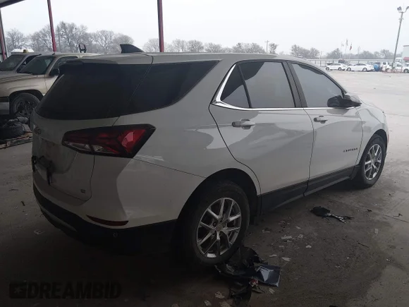 ✅ 2024 Chevrolet Equinox LT • VIN: 3GNAXKEG4RS212981 • Lot: 44027696. Listed on IAAI with 40,061 mi. Free auction sales archive from the USA and detailed vehicle history report at DreamBid. Image 4.