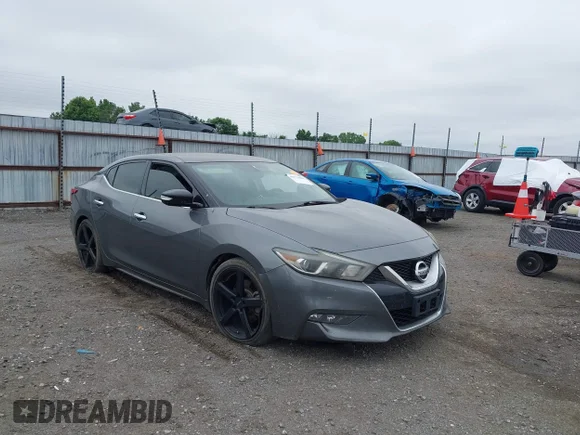 ✅ 2017 Nissan Maxima SV • VIN: 1N4AA6AP3HC383660 • Lot: 45171088. Listed on IAAI with 169,444 mi. Free auction sales archive from the USA and detailed vehicle history report at DreamBid. Image 1.