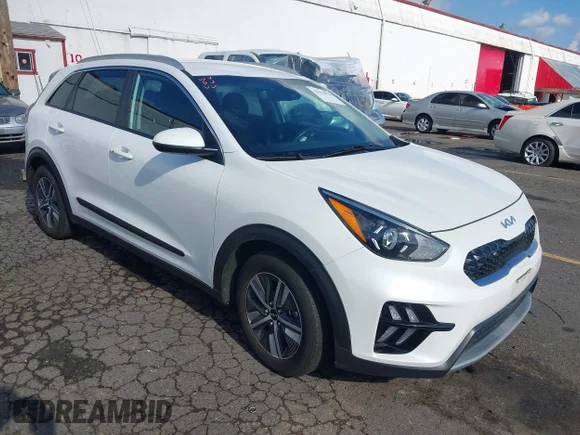 ✅ 2022 Kia Niro LXS • VIN: KNDCB3LC4N5549564 • Lot: 43470070. Listed on IAAI with 66,963 mi. Free auction sales archive from the USA and detailed vehicle history report at DreamBid. Image 1.