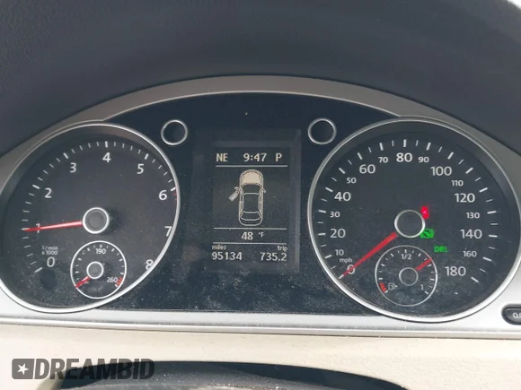 ✅ 2012 Volkswagen CC Sport • VIN: WVWMP7AN1CE549214 • Лот: 43915178. Опубліковано раніше на IAAI з пробігом 95 134 миль. Безкоштовний доступ до архіву аукціонних продажів зі США та докладний звіт про історію автомобіля на DreamBid. Зображення 7.