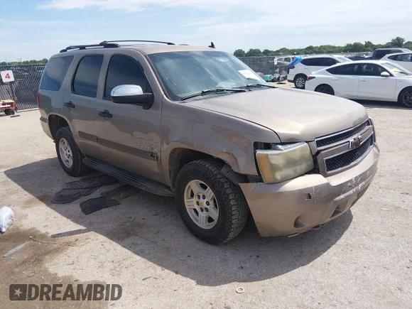 ✅ 2007 Chevrolet Tahoe LT • VIN: 1GNFK130X7R332563 • Lot: 45130293. Listed on IAAI with 366,717 mi. Free auction sales archive from the USA and detailed vehicle history report at DreamBid. Image 1.