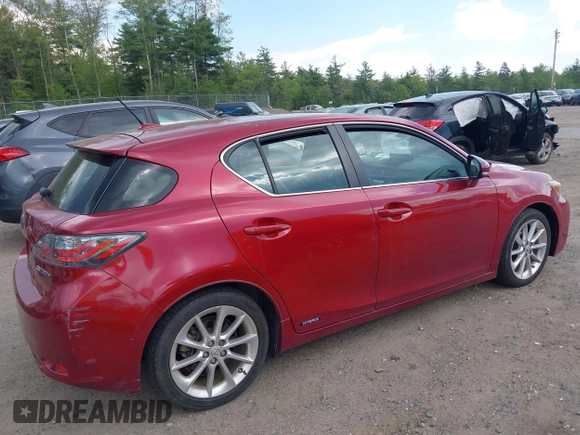 ✅ 2012 Lexus CT 200h Premium • VIN: JTHKD5BH1C2118109 • Lot: 45159929. Listed on IAAI with 110,698 mi. Free auction sales archive from the USA and detailed vehicle history report at DreamBid. Image 12.