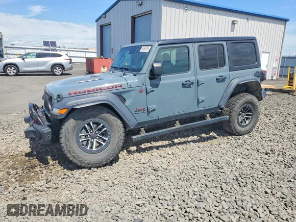 ✅ 2024 Jeep Wrangler Rubicon X • VIN: 1C4RJXFG3RW140572 • Lot: 58560706. Wystawiony na Copart z przebiegiem 40 363 mil. Bezpłatny archiwum sprzedaży aukcyjnych z USA i szczegółowy raport historii pojazdu na DreamBid. Zdjęcie 1.