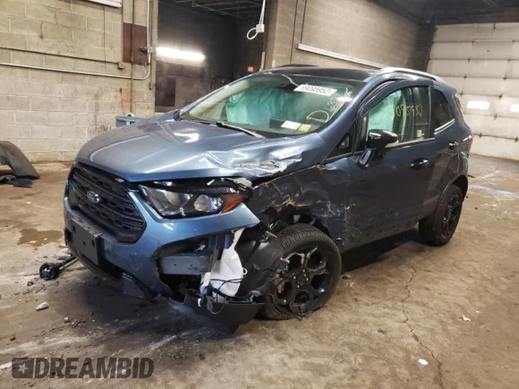 ✅ 2022 Ford EcoSport SES • VIN: MAJ6S3JL1NC459449 • Lot: 69095952. Listed on Copart with 637 mi. Free auction sales archive from the USA and detailed vehicle history report at DreamBid. Image 1.