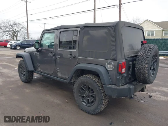 ✅ 2018 Jeep Wrangler Unlimited Willys Wheeler • VIN: 1C4BJWDG7JL873678 • Lot: 44541288. Wystawiony na IAAI z przebiegiem 96 932 mil. Bezpłatny archiwum sprzedaży aukcyjnych z USA i szczegółowy raport historii pojazdu na DreamBid. Zdjęcie 3.