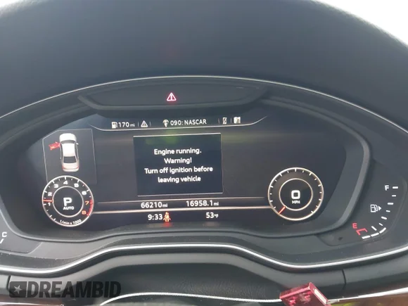 ✅ 2017 Audi A4 Premium Plus • VIN: WAUENAF45HN058947 • Lot: 44703777. Listed on IAAI with 66,210 mi. Free auction sales archive from the USA and detailed vehicle history report at DreamBid. Image 7.