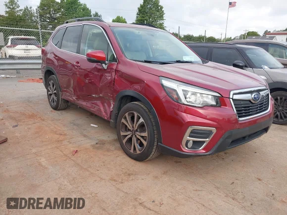 ✅ 2019 Subaru Forester Limited • VIN: JF2SKASC6KH513193 • Lot: 45406371. Wystawiony na IAAI z przebiegiem 46 585 mil. Bezpłatny archiwum sprzedaży aukcyjnych z USA i szczegółowy raport historii pojazdu na DreamBid. Zdjęcie 1.