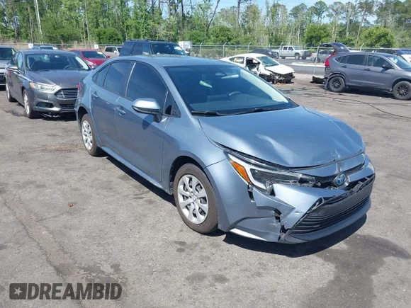 ✅ 2024 Toyota Corolla Hybrid LE • VIN: JTDBCMFE6R3041903 • Lot: 44899048. Listed on IAAI with 94,725 mi. Free auction sales archive from the USA and detailed vehicle history report at DreamBid. Image 1.