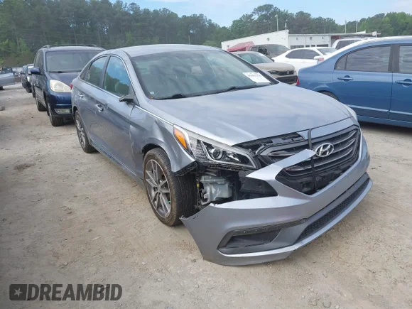 ✅ 2017 Hyundai Sonata Limited • VIN: 5NPE34AB6HH505236 • Lot: 45081278. Listed on IAAI with 76,369 mi. Free auction sales archive from the USA and detailed vehicle history report at DreamBid. Image 1.