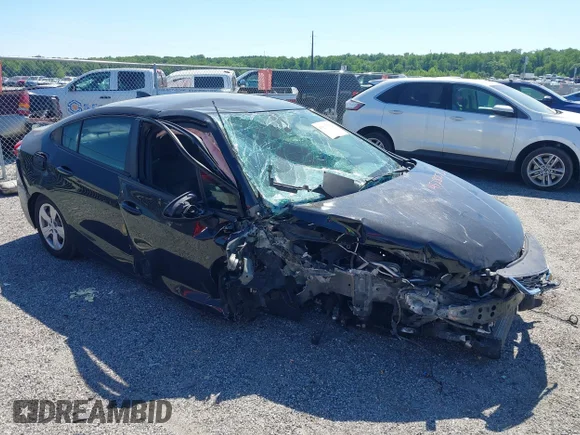 ✅ 2016 Chevrolet Cruze LS • VIN: 1G1BC5SM9G7285501 • Lot: 45285513. Listed on IAAI with 110,050 mi. Free auction sales archive from the USA and detailed vehicle history report at DreamBid. Image 1.