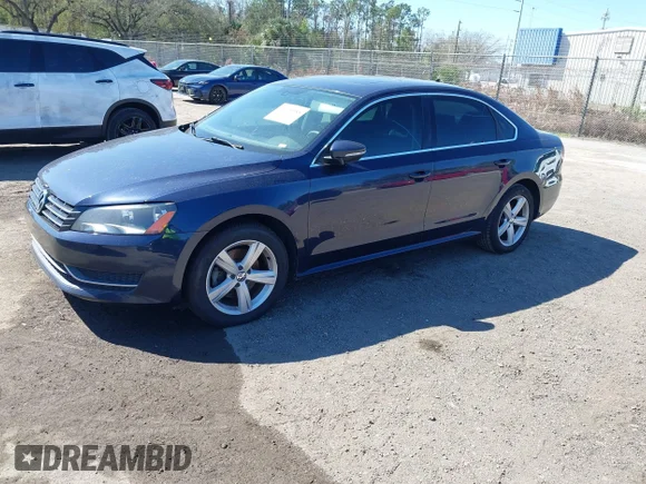 ✅ 2012 Volkswagen Passat SE • VIN: 1VWBN7A33CC041458 • Lot: 44423588. Wystawiony na IAAI z przebiegiem 187 408 mil. Bezpłatny archiwum sprzedaży aukcyjnych z USA i szczegółowy raport historii pojazdu na DreamBid. Zdjęcie 2.
