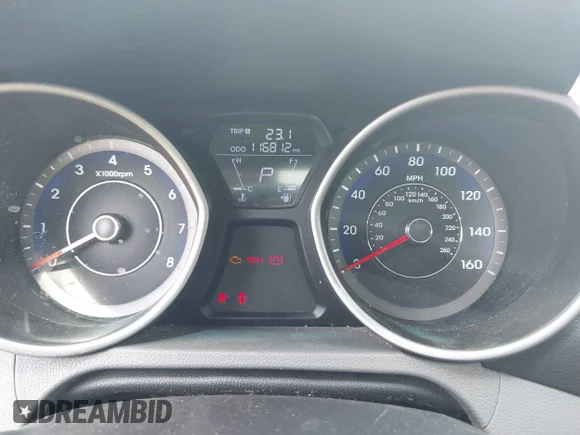 ✅ 2013 Hyundai Elantra Limited • VIN: KMHDH4AE3DU919643 • Lot: 45056393. Wystawiony na IAAI z przebiegiem 116 812 mil. Bezpłatny archiwum sprzedaży aukcyjnych z USA i szczegółowy raport historii pojazdu na DreamBid. Zdjęcie 7.