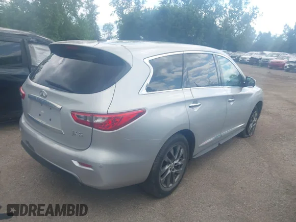 ✅ 2013 Infiniti JX35 • VIN: 5N1AL0MM2DC324043 • Lot: 45411265. Wystawiony na IAAI z przebiegiem 102 199 mil. Bezpłatny archiwum sprzedaży aukcyjnych z USA i szczegółowy raport historii pojazdu na DreamBid. Zdjęcie 4.
