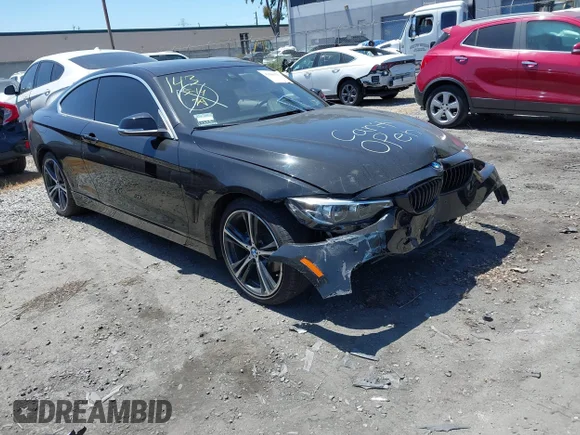 ✅ 2020 BMW 4 Series 430i • VIN: WBA4W3C03LAG91486 • Lot: 42083927. Listed on IAAI with 49,261 mi. Free auction sales archive from the USA and detailed vehicle history report at DreamBid. Image 1.