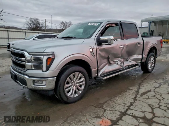 ✅ 2024 Ford F-150 Lariat • VIN: 1FTFW5L54RKF75085 • Lot: 96691265. Listed on Copart with 13,068 mi. Free auction sales archive from the USA and detailed vehicle history report at DreamBid. Image 1.