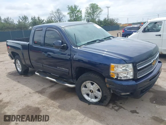 ✅ 2012 Chevrolet Silverado 1500 LTZ • VIN: 1GCRKTE79CZ163285 • Lot: 42257690. Listed on IAAI with 206,772 mi. Free auction sales archive from the USA and detailed vehicle history report at DreamBid. Image 1.