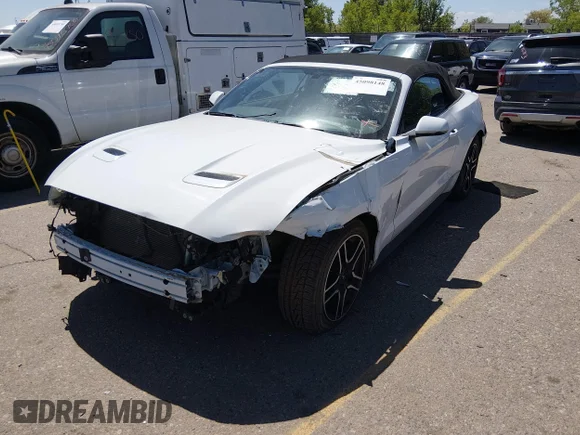 ✅ 2020 Ford Mustang EcoBoost Premium • VIN: 1FATP8UH7L5118647 • Лот: 45098148. Опубликован ранее на IAAI с пробегом 85 794 миль. Бесплатный доступ к архиву аукционных продаж из США и подробный отчёт об истории автомобиля на DreamBid. Изображение 2.
