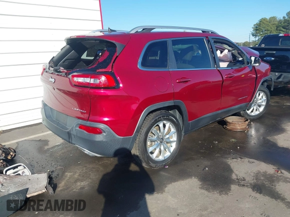 ✅ 2016 Jeep Cherokee Limited • VIN: 1C4PJLDS8GW238467 • Lot: 43560701. Wystawiony na IAAI z przebiegiem Nie podano. Bezpłatny archiwum sprzedaży aukcyjnych z USA i szczegółowy raport historii pojazdu na DreamBid. Zdjęcie 4.