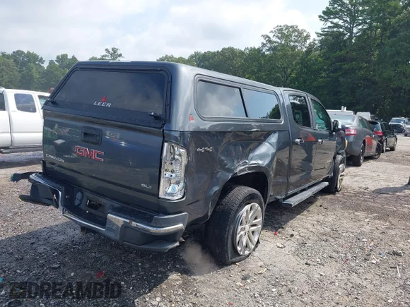 ✅ 2015 GMC Canyon 4WD SLT • VIN: 1GTG6CE39F1244721 • Лот: 43003449. Опубликован ранее на IAAI с пробегом 35 912 миль. Бесплатный доступ к архиву аукционных продаж из США и подробный отчёт об истории автомобиля на DreamBid. Изображение 4.