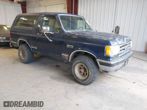 ✅ 1989 Ford Bronco • VIN: 1FMEU15Y6KLA42202 • Лот: 44011563. Опубликован ранее на IAAI с пробегом 39 177 миль. Бесплатный доступ к архиву аукционных продаж из США и подробный отчёт об истории автомобиля на DreamBid. Изображение 1.