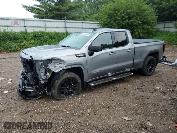 ✅ 2025 GMC Sierra 1500 Elevation • VIN: 1GTRUJEK3SZ123396 • Лот: 66994355. Опубликован ранее на Copart с пробегом 5 629 миль. Бесплатный доступ к архиву аукционных продаж из США и подробный отчёт об истории автомобиля на DreamBid. Изображение 1.