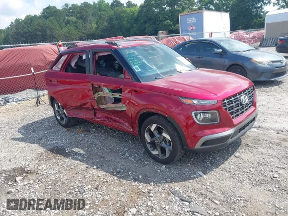 ✅ 2024 Hyundai Venue SEL • VIN: KMHRC8A39RU288124 • Lot: 45373150. Wystawiony na IAAI z przebiegiem 8 953 mil. Bezpłatny archiwum sprzedaży aukcyjnych z USA i szczegółowy raport historii pojazdu na DreamBid. Zdjęcie 1.