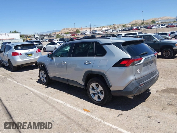 ✅ 2020 Toyota RAV4 Hybrid LE • VIN: 2T3MWRFV6LW096367 • Lot: 44969639. Listed on IAAI with 110,078 mi. Free auction sales archive from the USA and detailed vehicle history report at DreamBid. Image 3.